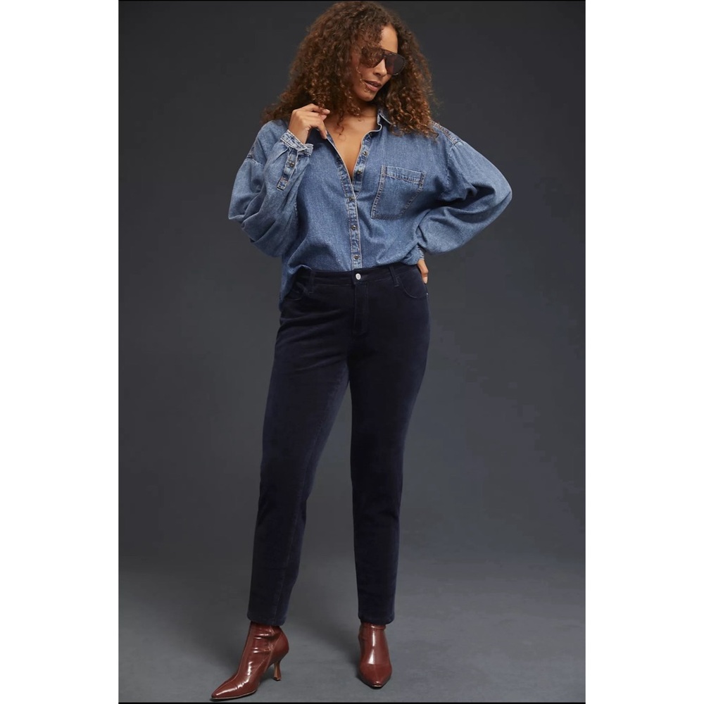 Anthropologie Pilcro High-Rise Skinny Corduroy Pants NWOT SZ 33 - Picture 2 of 16